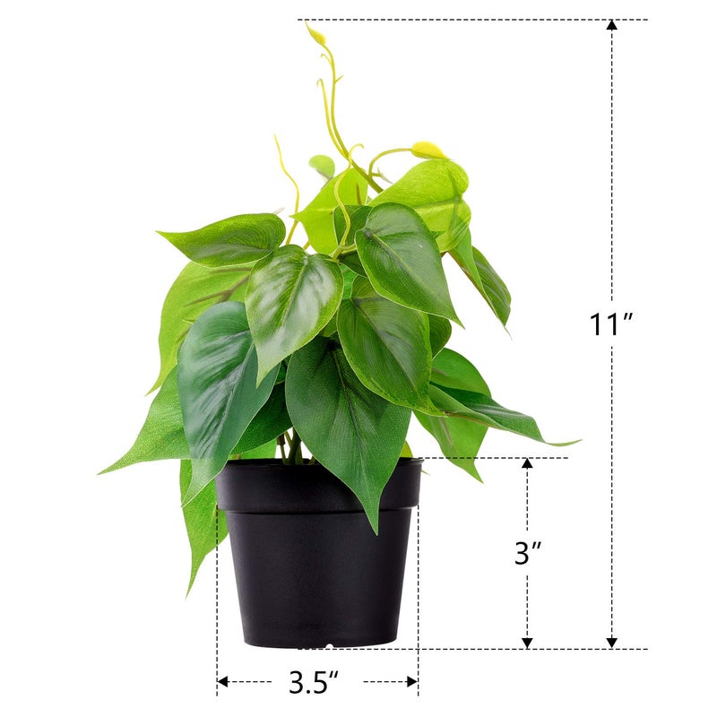 LuckyGreenery Artificial Bougainvillea, Realistic Fake Plant with Plastic Pot for Home Office Garden Decoration - Image 4